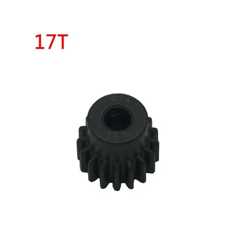 5-Pack Steel 48P Pinion Gear Sets 14T 15T 16T 17T 18T with Screws for 3.175mm (1/8-Inch) Shaft 1/10 RC Car Brushless Brush Motor - size: 14T 15T 16T 17T 18T