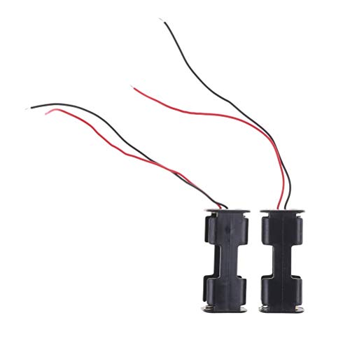 Replacement Part For 2pcs/lot Plastic AA Battery Storage Box For RC Car Model Wire Leads Parts Accessoies