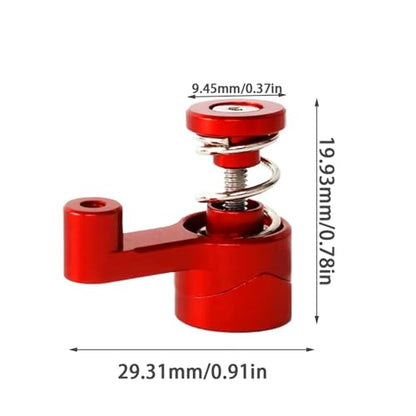 RC Car Parts for MJX 14210 14209 14702B for Monster Trucks RC Car Upgrade Part 21T Metal Servo Saver Assembly Arms Set Decoration Accessories(Red) - size: Red