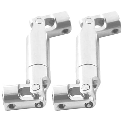 2Pcs Vgoohobby Metal Centre Transmission Shaft Drive Shaft Dogbone Compatible with Axial SCX10 SCX0016 Tamiya CC01 RC4WD D90 90028 1/10 RC Rock Crawlers Car (80mm-100mm) - size: 80mm-100mm