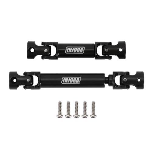 INJORA Hardened Steel D-Shaped Hole Drive Shafts for TRX4M Defender Bronco