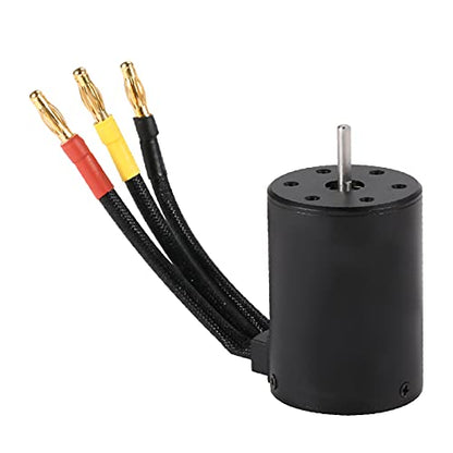 Premium 3600KV Brushless RC Motor for 1 8 10 Trucks 3660 Can High Efficiency Winding Low Temp 550 Size Compatible - size: 3600KV