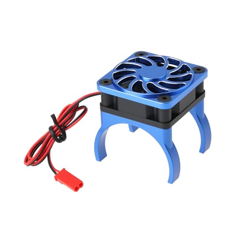 2Pin GPM High Speed Cooling Fan Compatible with TRAXAXAS Mini XRT BXL XS（108076-1） 36mm Blue - color: Blue