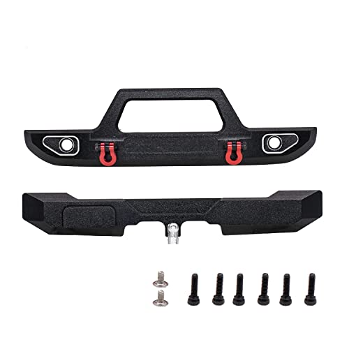 Aluminum Front&Rear Bumper for AXIAL SCX24 Ford Bronco AXI00006 1/24 RC Crawler Car
