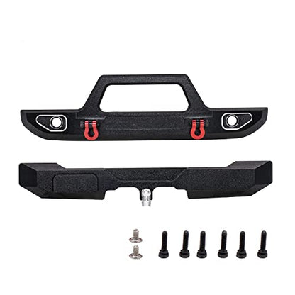 Aluminum Front&Rear Bumper for AXIAL SCX24 Ford Bronco AXI00006 1/24 RC Crawler Car