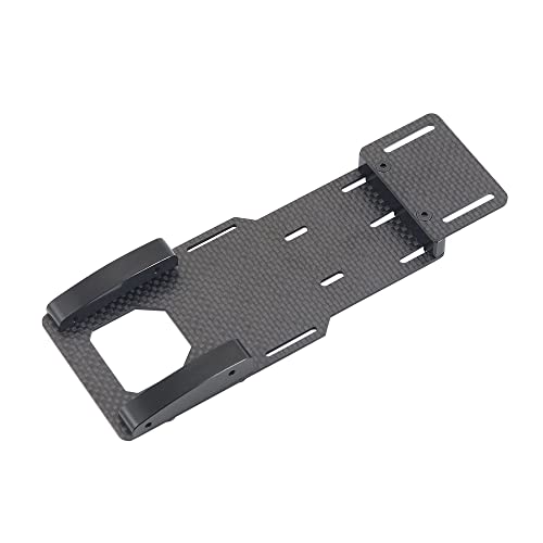 Replacement Part For Metal Carbon Fiber Lower Gravity Battery Tray Adjustable ESC Mount For 1/10 RC Crawler SCX10 II 90046 90047 Parts