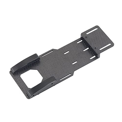 Replacement Part For Metal Carbon Fiber Lower Gravity Battery Tray Adjustable ESC Mount For 1/10 RC Crawler SCX10 II 90046 90047 Parts