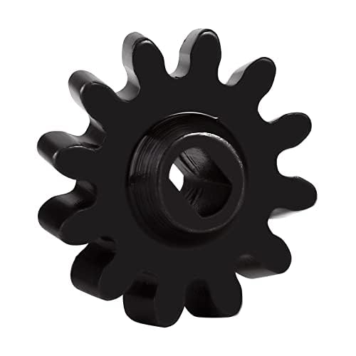 INJORA Overdrive Differential Axle Steel Gears 2/12T Steel Worm Gears Upgrade Parts for AX24 SCX24 C10 JLU Gladiator Bronco Deadbolt Axial 1/24 RC Crawler Car - size: 12T