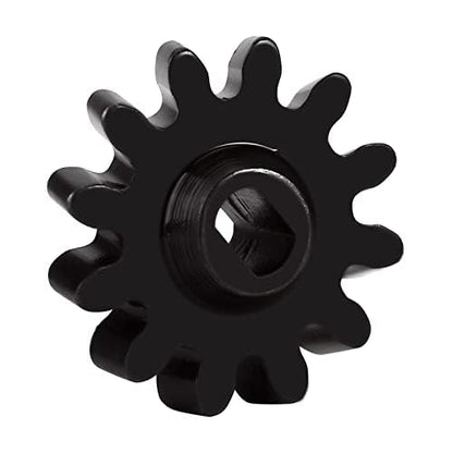INJORA Overdrive Differential Axle Steel Gears 2/12T Steel Worm Gears Upgrade Parts for AX24 SCX24 C10 JLU Gladiator Bronco Deadbolt Axial 1/24 RC Crawler Car - size: 12T
