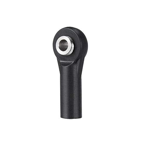 10Pcs M3 Plastic Bent Rod Ends,Black M3 Crawler Width Balls Ends for Axial D90 SCX10 RC Car (Black B) - color: Black B