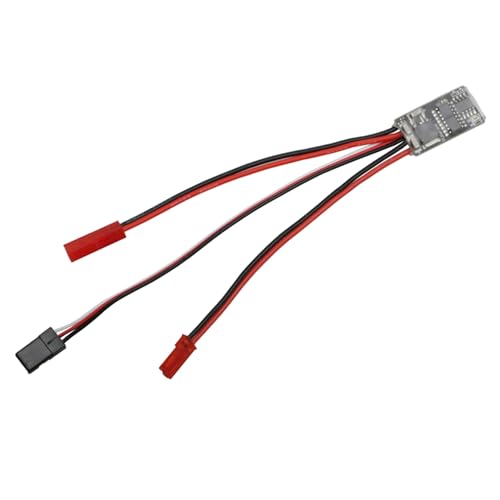 10A Brushed ESC 1-3S Two Way Motor Speed Controller with Brake/Without Brake 1A BEC for RC Vehicle Car Boat Model(one Way for Aircraft) - color: One Way for Aircraft