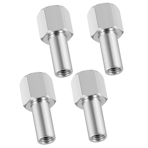 MOHERO Metal Center Nuts for 1/10 RC Crawler Car SCX10 Wraith 12mm Wheel Hub Hex Drive Adaptor 15mm Extension (15mm) - color: 15mm