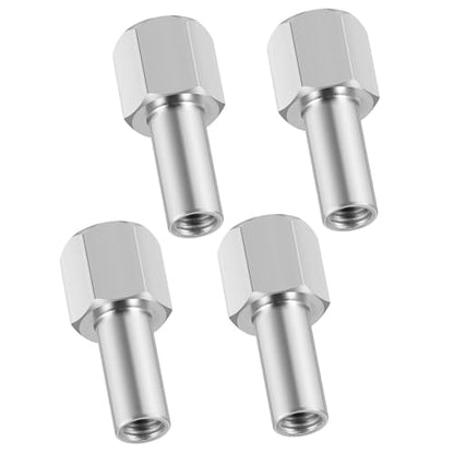 MOHERO Metal Center Nuts for 1/10 RC Crawler Car SCX10 Wraith 12mm Wheel Hub Hex Drive Adaptor 15mm Extension (15mm) - color: 15mm