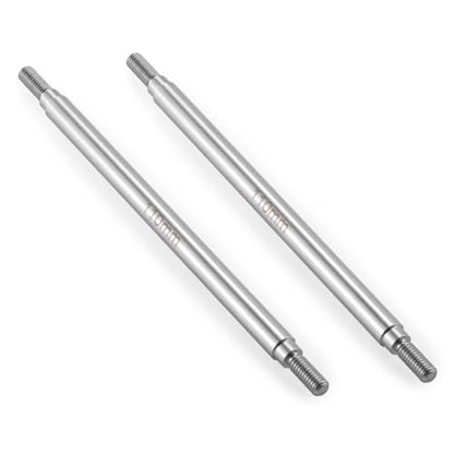 Stainless Steel Steering Links 110mm 1 Pair for SCX10 TRX4 | 1/10 Scale Upgrades RC Crawler Car Accessories - size: 110mm