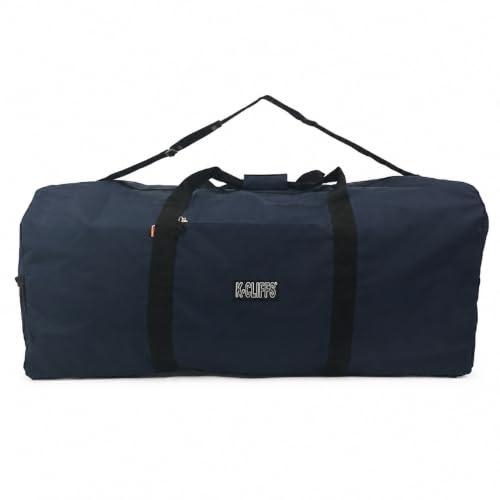 Heavy Duty Cargo Duffel Large Sport Gear Drum Set Equipment Hardware Travel Bag Rooftop Rack Bag - color: Navy, size: 30" x 15" x 15"