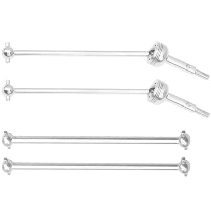 RC Metal CVD Drive Shaft Dogbone Joint Front Rear Set Upgrade Parts Compatible with WLtoys 144001 1/14 RC Car