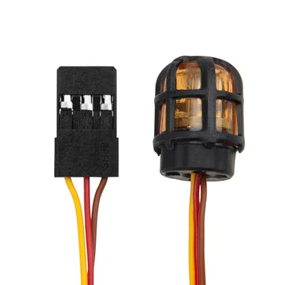 ShareGoo 2Pcs RC Car LED Light RC Beacon Light Strobing-Blasting/Flashing/Rotating Mode Compatible with Traxxas Axial 1/10 1/12 1/16 RC Crawler Car 1/14 Tamiya Tractor Truck (Orange)