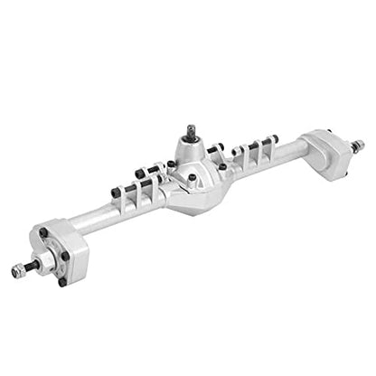 Aluminum Alloy Rear Portal Axle for Capra 1.9 UTB AXI03004 1/10 RC Crawler Car Upgrades (Silver) - color: Silver