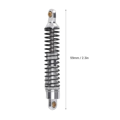 banapoy RC, 4Pcs 59mm Front Rear Threaded Oil Damper Suspension Damper, Adjustable Oil Filled Replacement with Aluminum Alloy Upgrade Parts for ASCENT 18 1/18 RC
