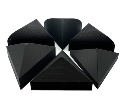 Jeff Did It! 1/24th Obstacle/Crawler Course - Tri-Angle Set Large - Monster Truck - Crawler Scale - Includes Anti Slip Rubber Feet - Bubble Bump Set Only (Black) - color: Black