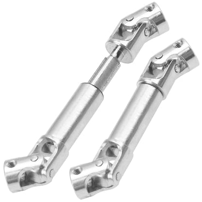 2Pcs Vgoohobby 2mm 3mm 4mm Metal RC Drive Shaft CVD Driveshaft Compatible with WLtoys Axial MN Model WPL Tamiya 1/24 1/18 1/16 1/14 1/12 RC Military Crawler Car Tractor Truck (42-55mm 3-3) - color: 42-55mm 3-3