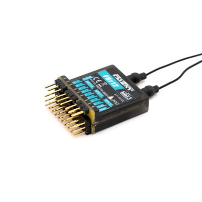 Flysky FBr12 2.4GHz AFHDS3 Waterproof PPX7 External Dual Antenna Receiver | With Transfer Back Function Marine For Transmitters PL18 NB4 NB4 Lite RC Car Boat