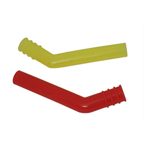2Set ShareGoo Exhaust Pipe Tubing,Silicone Exhaust Extension Tube Compatible with HSP Traxxas Redcat 1/10 RC Nitro Car Buggy Truck