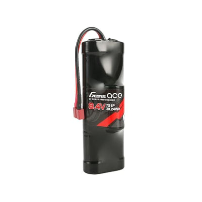 Gens ace 8.4V 5000mAh Ni-MH Battery Hump Style with T Plug(4Pcs) - size: 4Pcs