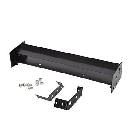 RC Metal Alloy Rear Wing Tail Spoiler for 1/10 RC On Road Racing Drift Car HSP HPI Redcat Kyosho Tamiya TT-01 TT02 (180mm Double Deck) - color: 180mm, Double Deck