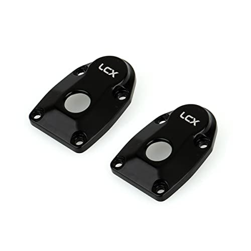 LCX Racing 1/10th RC Crawler Car Portal Axles Cover Plates Portal Housing Portal Axle Cap for Axial SCX10 III AXI03007 Capra UTB10，Upgrades Parts Accessories