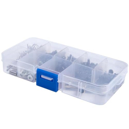 COMODO 270Pcs RC Hardware Set with Screws, Washers, O-Rings & Hex Wrench for 1/10 RC Crawler Car Replacement Parts