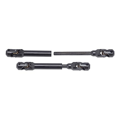 Universal Drive Shaft Transmission Shaft Metal Drive Shaft CVD Axle Set Lightweight Metal CNC Machined Suitable for RC Model Car Truck, 96-143mm - color: 96-143mm