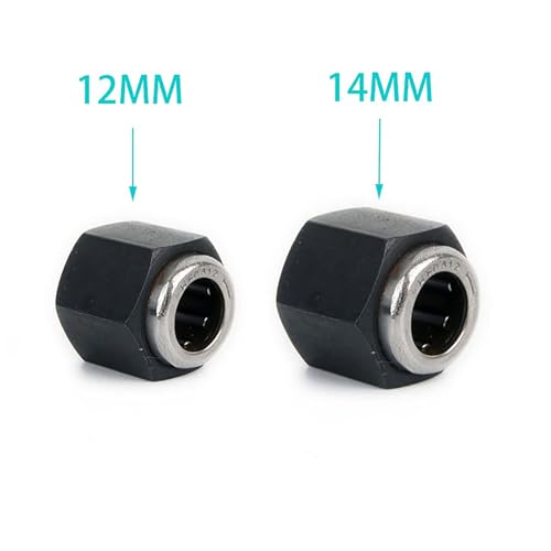 RC 14mm Hex Nut One Way Bearing RC Pull Start Parts R025 Compatible with SH 28 Engine for Traxxas HSP Redcat Himoto 1/10 RC Nitro Engine Cars 94188 94122