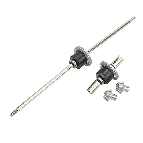 Replacement Front and Rear Differential, Stainless Steel Metal Front Rear Differential Gear Spare Parts for WLtoys 12428 12427 RC Car