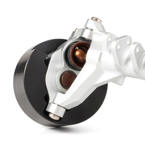 Machined Brass Portal Knuckle Weights - Low Offset for Vanquish Currie Portal F9 SCX10-II and VS4-10 Ultra Offset Front Axle - 128g Each, Low Center of Gravity Upgrade