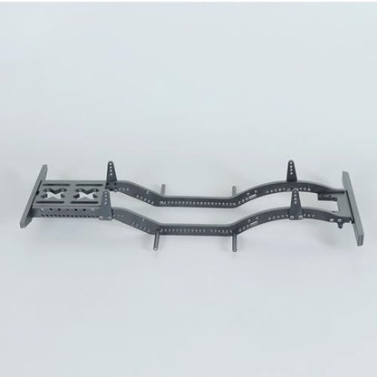 RC Frame Parts For Axial For SCX10 D90 TF2 B5 1/10 Metal Chassis Set Rails Frame With Shock Towers For Leaf Springs Mounting Holes RC Crawler Upgrade