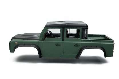 1/10 RC Land Rover Defender Pickup Hard Body Shell Kit-313mm Wheelbase Pickup Body for Axial SCX10 90046 TRX4 CC01 Capra RC Crawler Car (Army Green) - color: Army Green