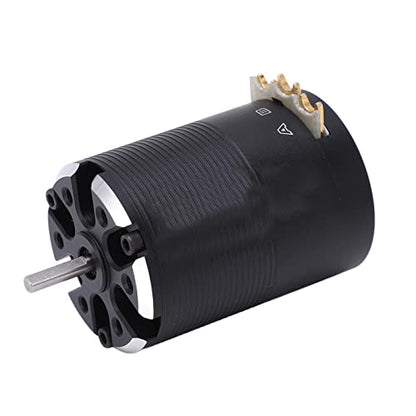 540 Sensored Brushless Motor High Performance 250W for 1/10 RC Cars Aluminum Alloy Black Durable