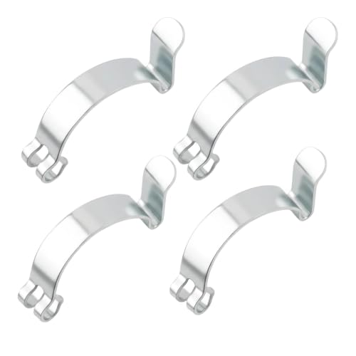 4PCS Air Filter Clips, High Strength Metal Air Filter Box Clips, Heavy Duty Airs Filters Box Latch for Fastening Connection, Universal Car Cleaner Housing Lid Spring Clip Retaining Clamp
