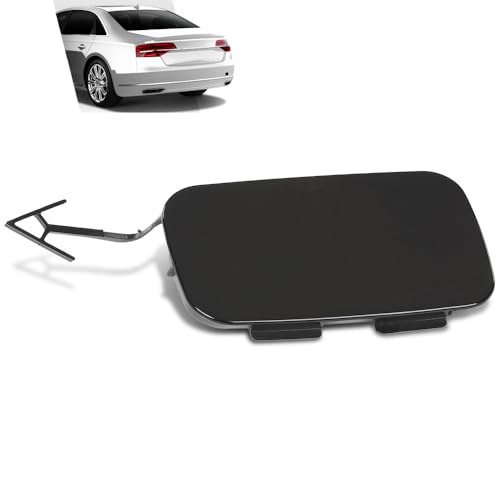 LQI Rear Bumper Tow Hook Eye Cover Cap Fit Audi A8 Quattro D4 2014-2017 | Black - size: Rear | Fit Audi A8 Quattro D4 2014-2017