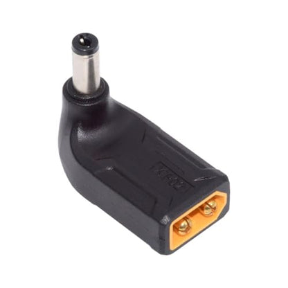 chenyang XT60 to DC Adapter,DC 5.5x2.1mm Male to XT60 Male 90 Degree Angled Bidirectional Charging Conversion Adapter for Aircraft Model/Car Model/Remote Control Toy/Battery Charger - style: DC Male to XT60 Male Angled