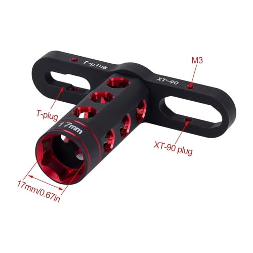 RC Car 17mm Hex Nut Wrench Compatible with 1/8 1/10 Traxxas Axial Arrma HSP Tamiya HPI RC Crawler Truck Buggy Tool