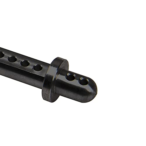 Aluminum Alloy RC Body Post Mounts Compatible with Axial SCX10 1/10 4WD RC Crawler Cars (Black) - color: Black