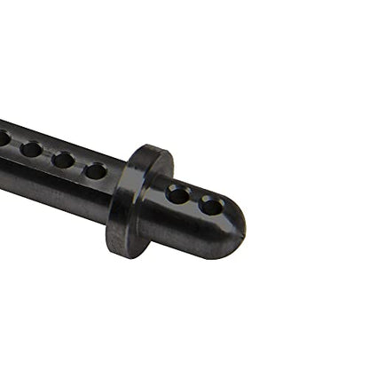 Aluminum Alloy RC Body Post Mounts Compatible with Axial SCX10 1/10 4WD RC Crawler Cars (Black) - color: Black