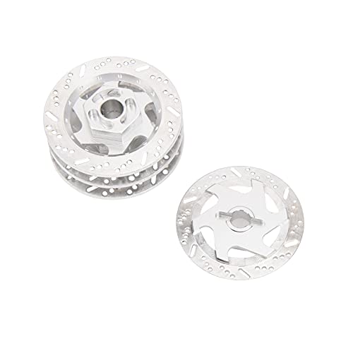 RC Magnetic Body Post Stealth Invisible Body Shell Mount Column Kit & Metal 12mm Hex Hub Wheel Rim Tires Brake Disc