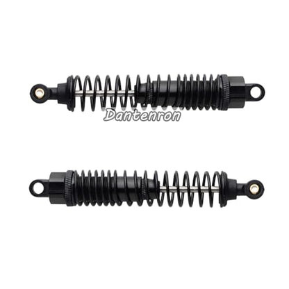 4Pack 1/10 RC Truck Car Adjustable Shock Absorber Damper 108004 Upgrade Parts 108mm Oil 108mm Oil Adjustable Alloy Aluminum Shock For 1:10 HSP 94188 94108 94111 Redcat Volcano (Black) - color: Black
