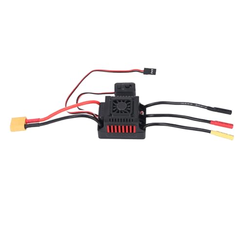 Aramox 1 10 RC Car Brushless ESC Aluminum Alloy Electronic Speed Controller 45A 3A BEC Cooling Fan for On Road Off Road Buggy Short Course Truck Racing