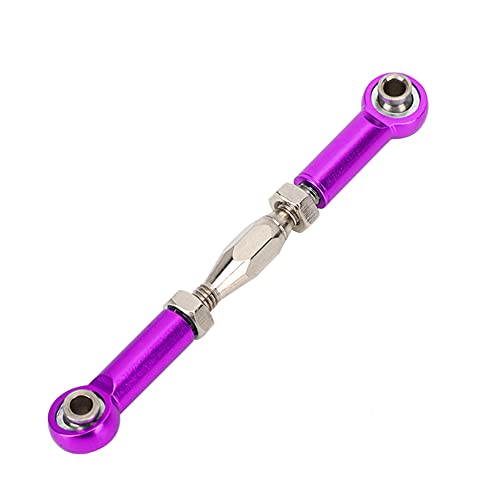 RC Pull Rod, 6Pcs Adjustable Servo Links Tie Rod RC Car Linkage Aluminum Alloy Turnbuckle Rod Linkage Set for RC Hobby Car Model() Turnbuckle Rod Linkage Rc Car 50Mm Turnbuckle