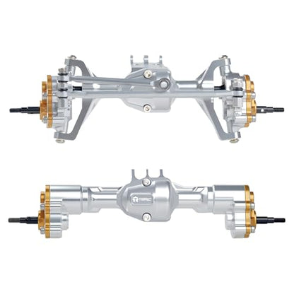 Aluminum +4mm Extended Front Rear Portal Axles Set Assembly for Redcat Ascent-18 1/18 Scale RC Crawler Upgrades