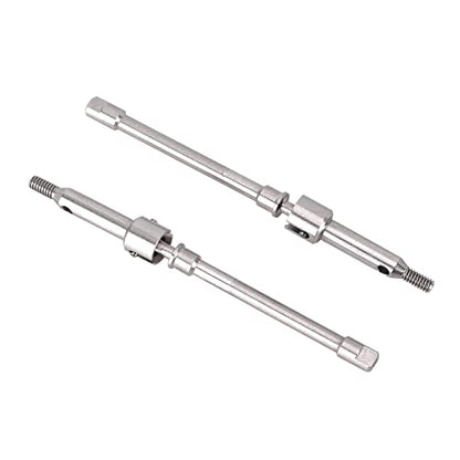 INJORA Steel 4mm Extended Dogbone Axle Shaft SCX24 Aluminum Axles Replacement（Front）